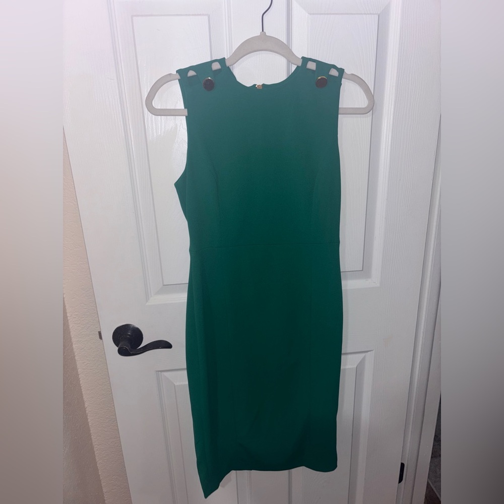 Calvin Klein Green Midi Dress